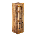 Θήκη χαρτιού υγείας ξύλο 17x17cm - Θήκη για ρολό υγείας από τετράγωνο ξύλο μάνγκο