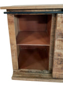 Wine rack W 72 H 80 cm wine cabinet home bar wine bar bar cabinet sideboard California natural mango wood