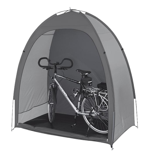 Bicycle shelter - Made of gray polyester