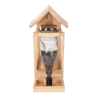 Bird feeding house / feeding board - Wine & Dine incl. feed bottle