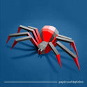 DIY/do it yourself spider - Μαύρο και κόκκινο