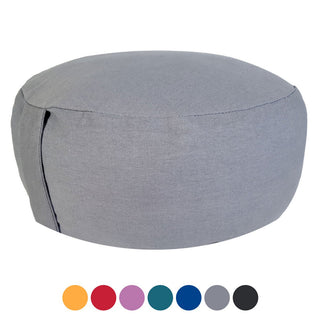 Yoga cushion, meditation cushion, seat cushion Lotus, round, 31x13x31 cm. Cover can be washed