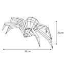 DIY/do it yourself spider - Μαύρο και κόκκινο